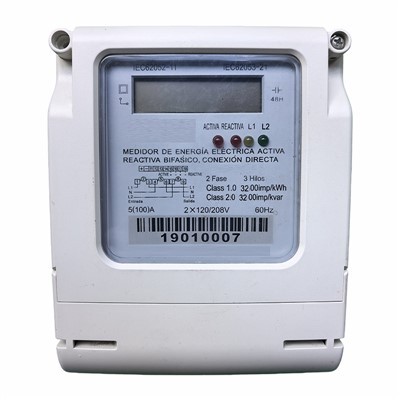 Compteur KWh monophasé à trois fils